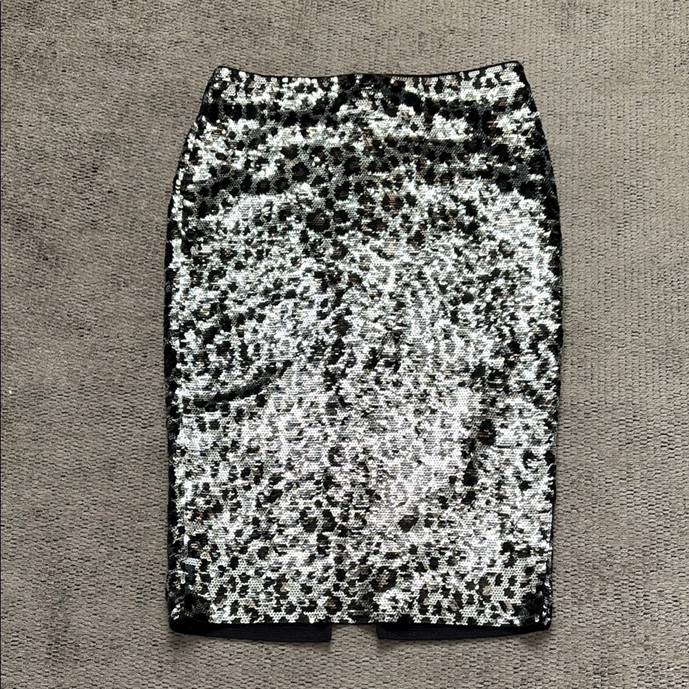 Sequin Pencil Skirt XS